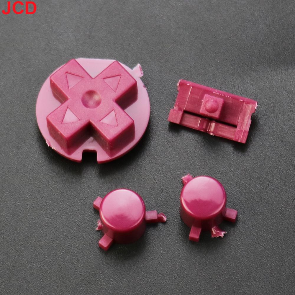 JCD 1 Set Colorful Replacement Buttons Set Replacement For Game Boy GBP Console On Off Button A B Buttons D Pads Replace
