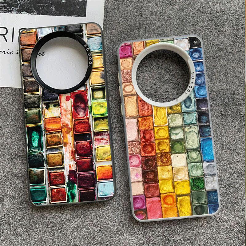 Watercolors Set Paint Palette Soft Phone Case for Xiaomi Redmi Note 13 14 15 Pro Plus 12S 12 11S 11 11T 10S 10 Shockproof Cover
