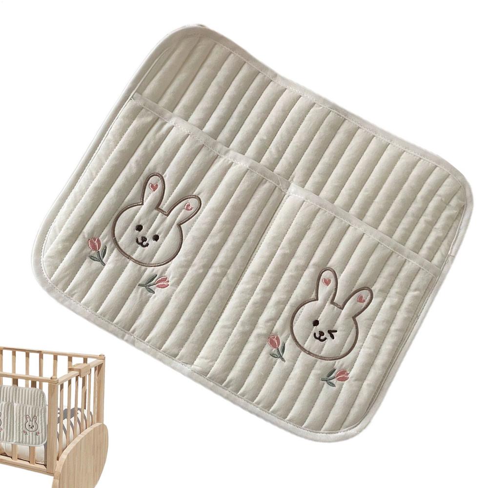 Baby Bag Organizer Multi-pocket Bed Storage Pouch Bedside Pocket Hangable Diaper Storage Organizer Crib Organizer For Bedside