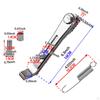 Motorcycle Side Kickstand Support High Performance Wear Resistant Premium Universal Easy to