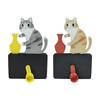 Cat Whisker Holder Magnet 3D Refrigerator Decoration Magnetic Pet Memorial Decor for Home Office Kitchen Dorm Whiteboard Locker