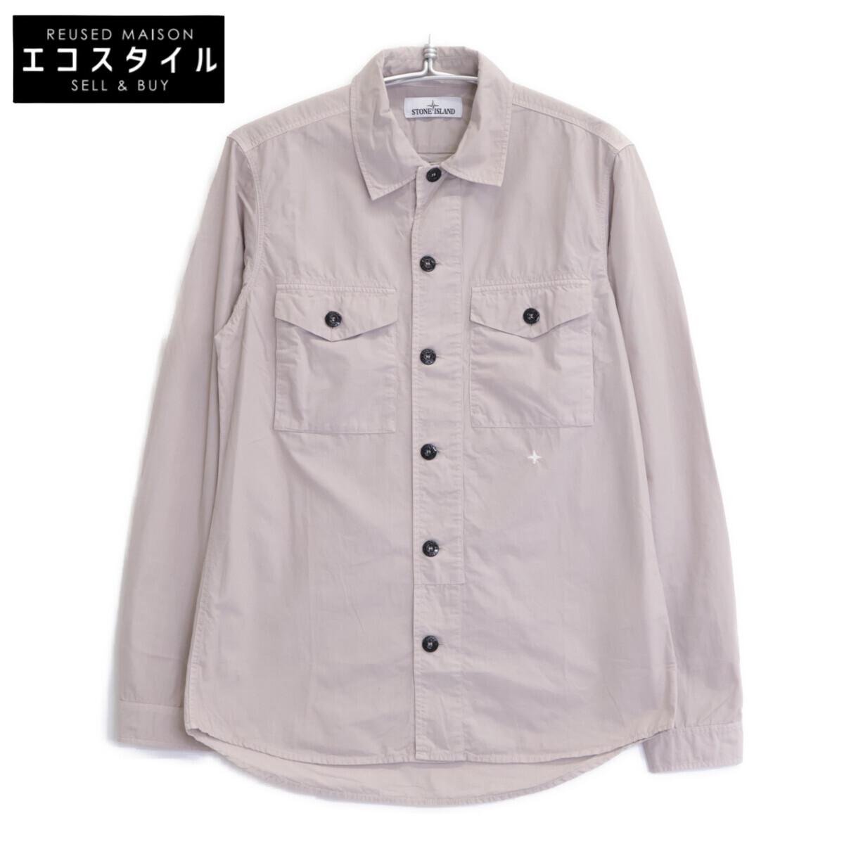 

STONE ISLAND 671511101 Топы-рубашки с вышивкой в одну точку M бежевыйБ/у