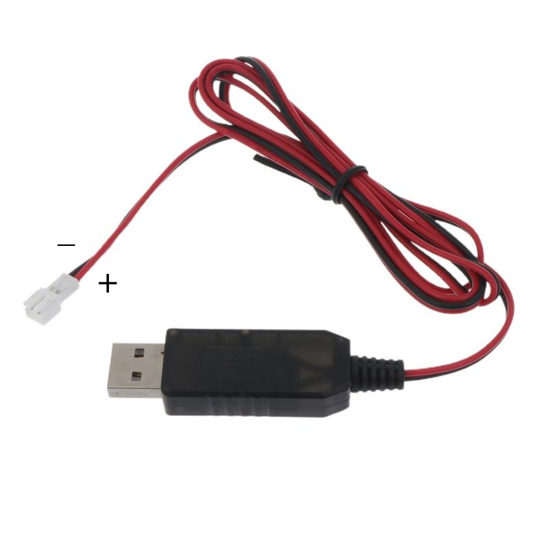 Universal USB to PH2.0 2Pin Charger Cable for 3.7V for Smart Rechargeable Lithium Battery Charging Line Cord 100cm Porta