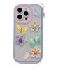 The New Three-dimensional Flower Bracelet Mobile Phone Case Is Suitable for Huawei MATE60PRO Anti-drop Soft Case P70 Lanyard Girl Style