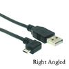 Up Down Left Right Angled 90 Degree USB Micro USB Male To USB Male Data Charge Connector Short Cable 25cm 50cm 150cm