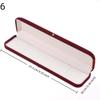 Flocking Jewelry Box Red Packaging Box Luxury Display Storage Box  Jewelry Case