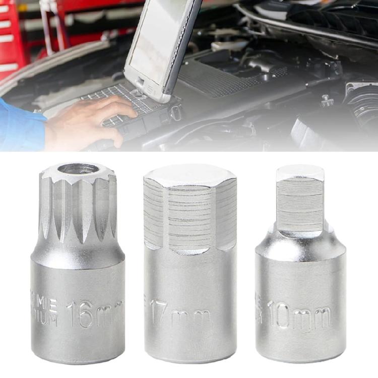 Oliedraainippel Dop Oliebodemschroef Sleutel Oliecarterschroef Auto Reparatie