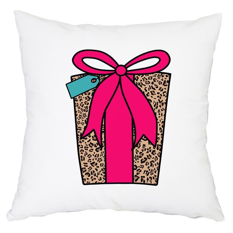 Νέα Χριστουγεννιάτικη Λινή Τυπωμένη Μαξιλαροθήκη Σπίτι Καναπές Σαλόνι Διακοπές Ανθεκτικό στη Βρωμιά Μαξιλάρι