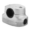 Silver Handle Holder Bracket Aluminum Replacement Handle Clamp  For Grass Trimmers