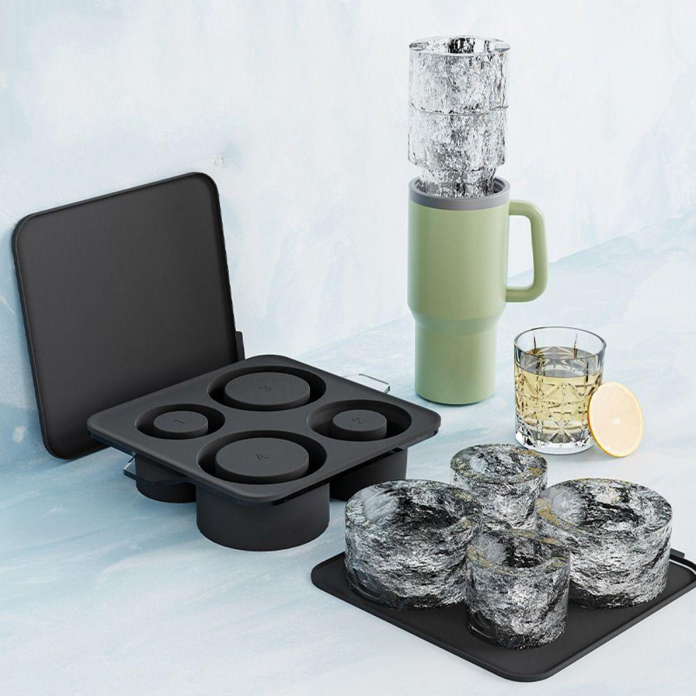 

Durable Ice Cube Mold Flexible Cylinder Ice Mold Freezer Ice Cube Maker Drinking Tool