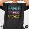 Teach Compassion Kindness Confidence Shirt, Teacher Appreciation Gift, Back To School Student Tee, Kindergarten Teacher Gift for Her