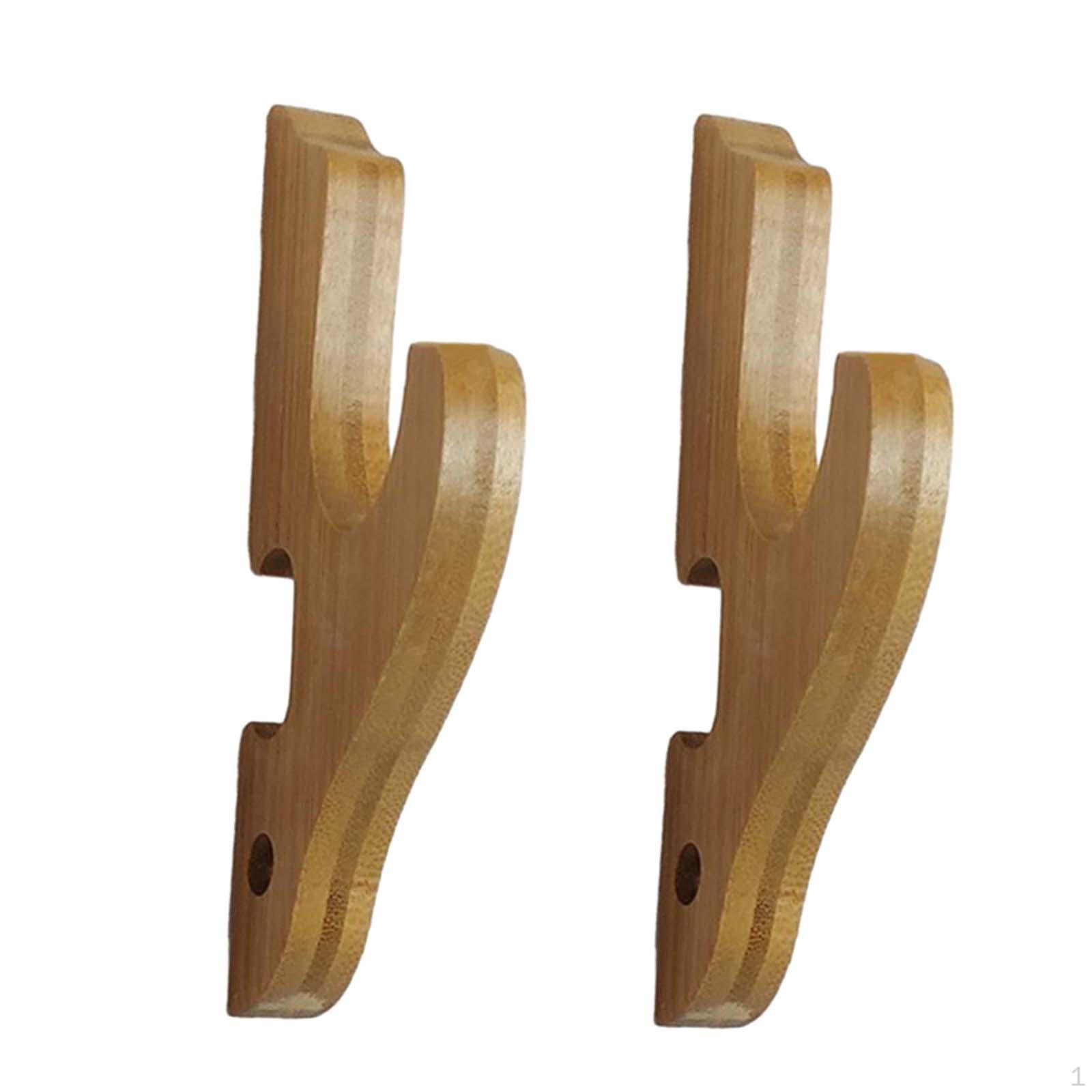 

Elegant Wall Mounted Sword Display Stand for Multiple Wooden 1 Tier