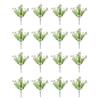 16Pcs Simulated Flowers Realistic Artificial Plants Home Decoration Faux Bouquet Indoor Outdoor Garden Balcony Terrace Decor