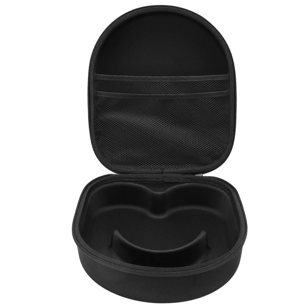 Headphone Case Waterproof Hard Shell Inner Mesh Pocket Protective Air Purifying Headset Carry Bag wi
