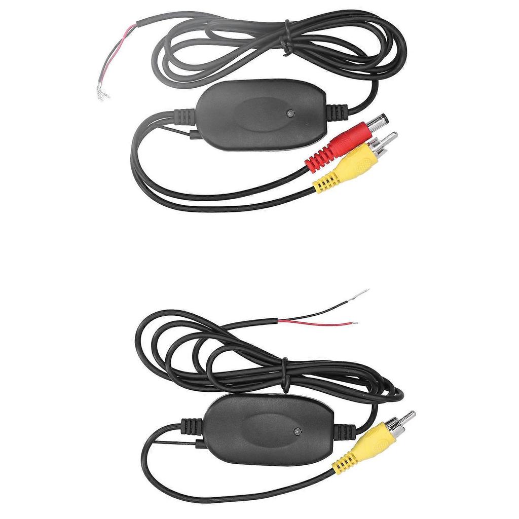 2pcs Backup Camera Transmitter Rearview Receiver 2.4G Wireless DC12V Car Modification Replacement