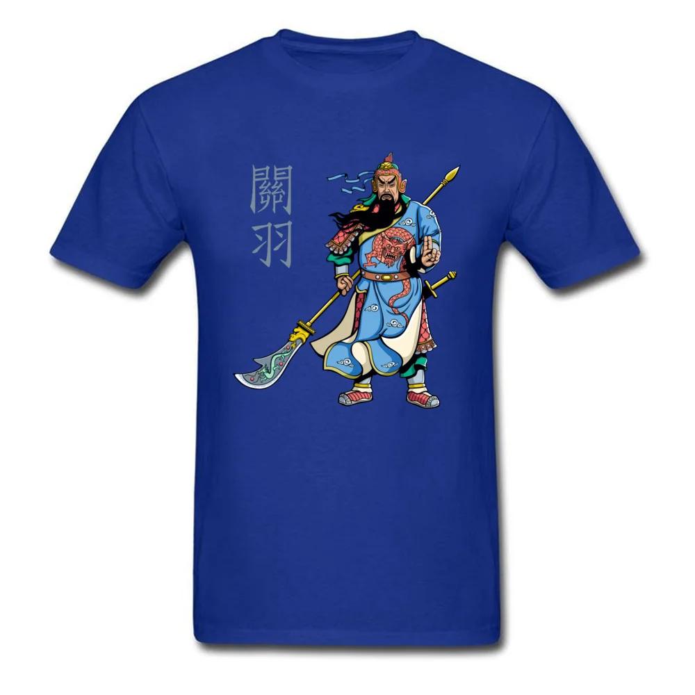 Unique Design Beijing Opera Chinese Hero Warrior Guan Yu Print TShirt Summer Cotton ONeck Short Sleeve Unisexs T Shirt New S3XL