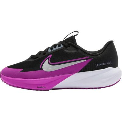 Sonic Fly GS Black Vivid Purple Kids Sneakers Light-Carbon Metallic-Silver FZ0017-004