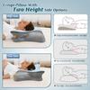 Cervical Neck Pillow - Cooling Pillow for Neck Pain Relief, Ergonomic Side Sleeper Pillow for Sleeping, Contour Memory Foam Pillows for Neck Support,