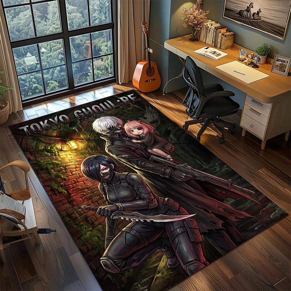 Tokyo Ghoul Carpet Floor Mat Washable Large Area Non Slip Gamer Bedroom Home Room Decor YUN6512