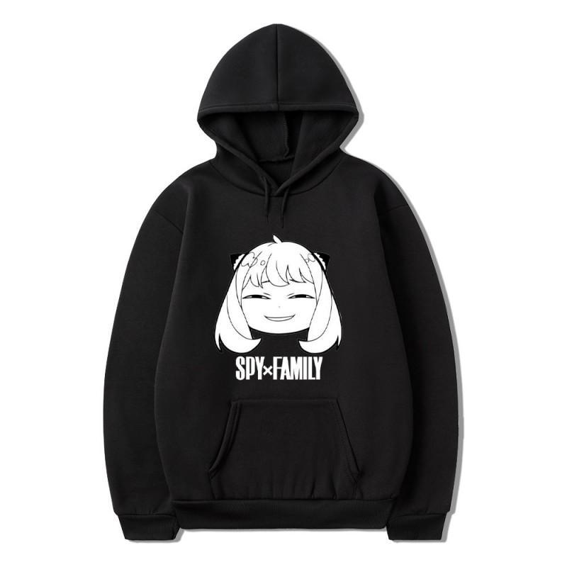 Spy X Family Anime Hoodie Women - Printed Cap Sleeve Long Oversized Streetwear Sweatshirt In Multiple Colors