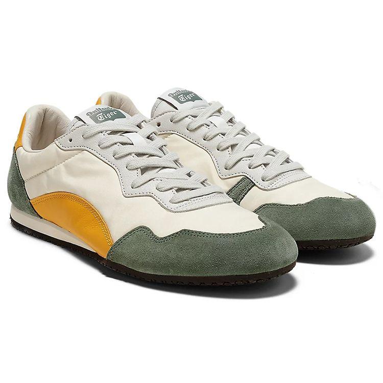 ONITSUKA TIGER Serrano CL Brzozowy Tygrys Żółty Unisex Sneakers Kremowy 1183B886-200