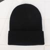 Unisex Fluorescent Acrylic Beanie – European and American Candy Color Knit Hat for Autumn and Winter