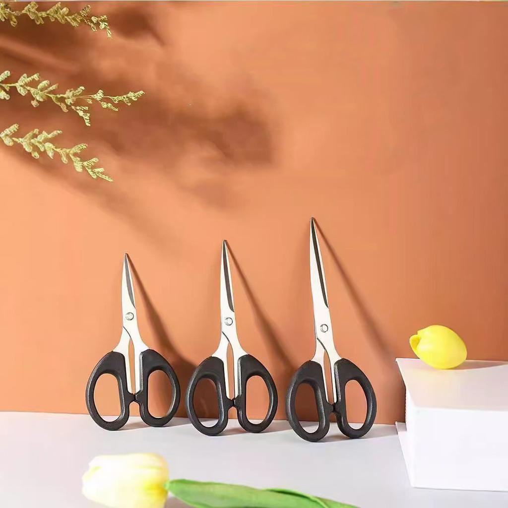 3-Size Manual School Scissors – Stainless Steel, for Paper Cutting, Student & Office Craft Supplies Stainless Steel Manual Sciss