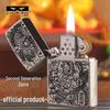 ZORRO Zhang Tianshi Series Windproof Kerosene Lighter: Thickened, Personalized Design - Perfect for Men's Gifts