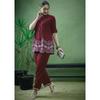 Designer Pakistani Cotton Kurti Pant Set Indian Women Ethnic Top Kurta Cord Set