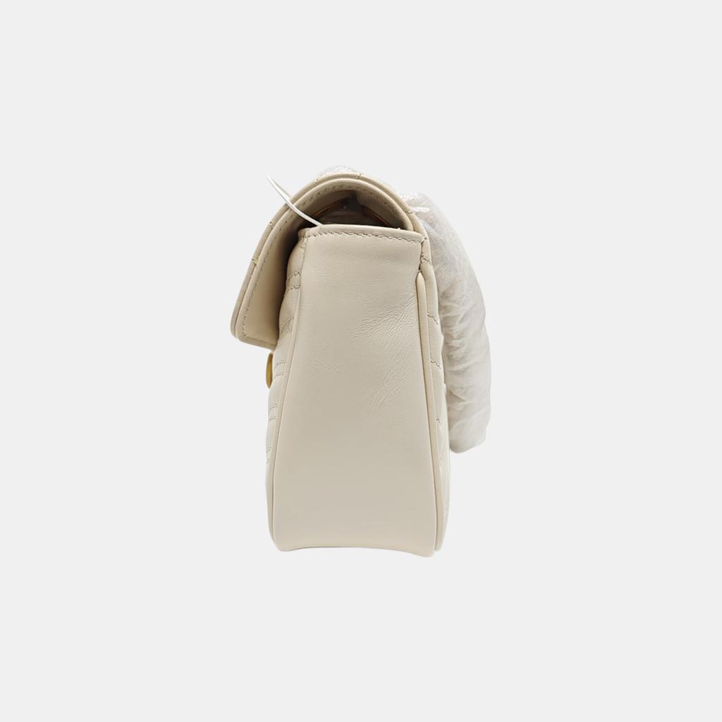 [Occasion] Sac bandoulière GG Marmont matelassé logo doré à chaîne Petit - Excellent #1V34W91