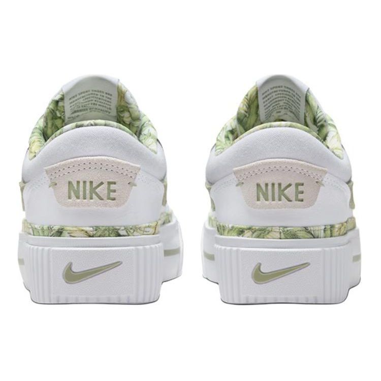 Nike Court Legacy Lift Tropical Women Sneakers White Multi-Color Gum-Medium-Brown HF5054-100