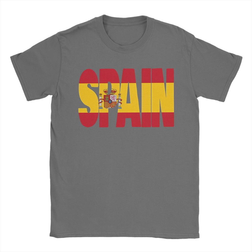 Harajuku TShirt Summer ESPANA Spain Flag Fashion T Shirts 100 Cotton Tee Shirt for Man Y2K Classic Cheap Short Sleeve Clothes