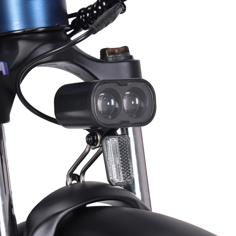 Eleglide C1 Trekking Bike with 250W Mid-Drive Motor, 27.5in Wheels, 522Wh Battery, 150km Range, Hydraulic Suspension & Hydraulic Disc Brakes (Blue)