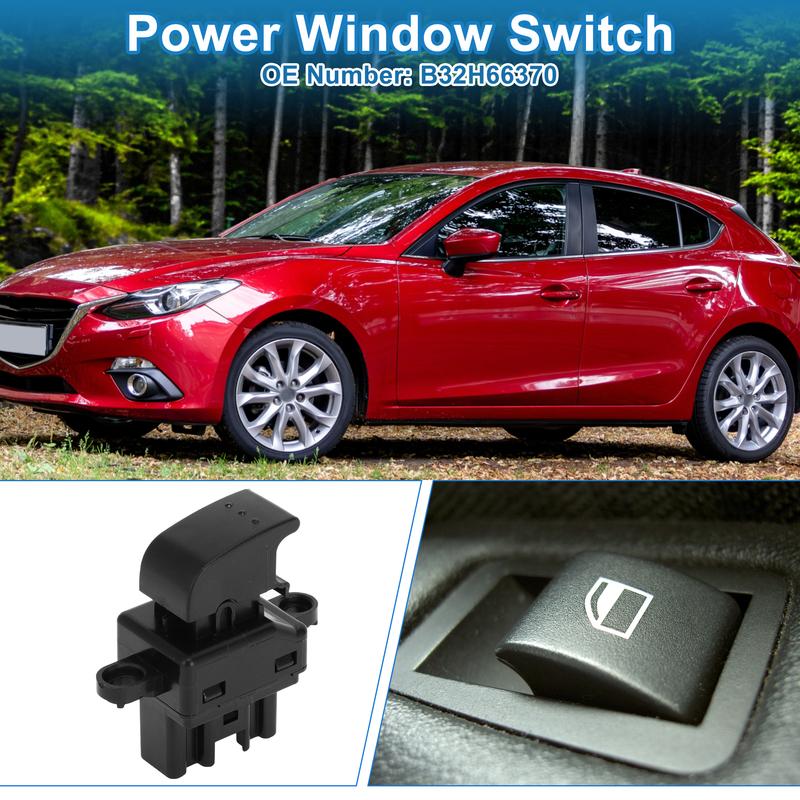 X Autohaux Rear Left Right Side Power Window Switch for Mazda 3 2004-2009 No.B32H66370