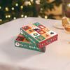 2Pcs Christmas Gift Box 12Grid DIY Kids Countdown Advent Calendar Box Poked with Finger Surprise 2024 New Year Gifts Decoration
