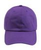 GRAVER [Unisex] Back Small Flower Embroidery Ball Cap_Purple