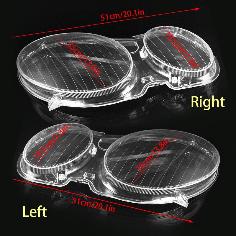Car Headlight Lenses Headlamp Replacement Cover Shell Left  Righ For MERCEDES For BENZ E CLASS W211 E320 E350 2006-2008