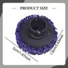6 Brake Hub Cleaning Discs, Sanding Wheel Care Accessory, Tool for Studs And