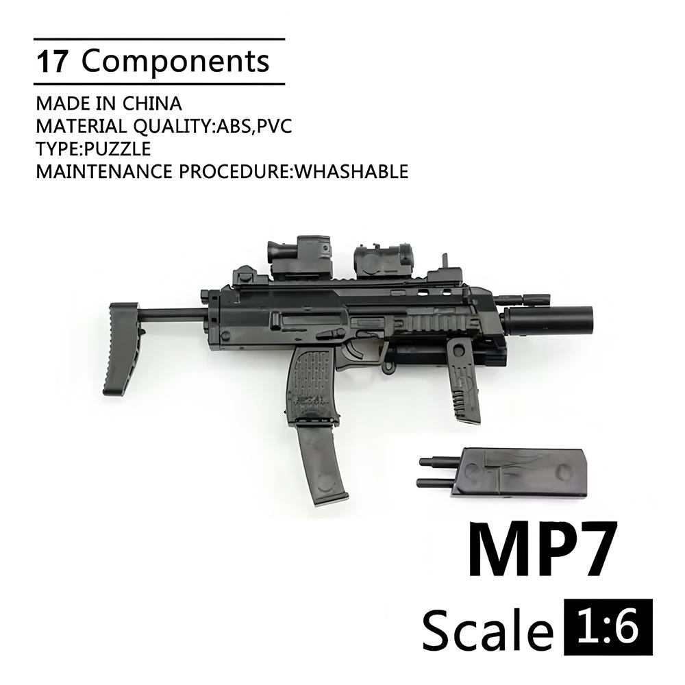 1/6 Scale US Army Military Weapon M82A1 Sniper Rifle M134 M14 M16 Police Soldier SWAT Action Figure Assemble Model Guns Toys