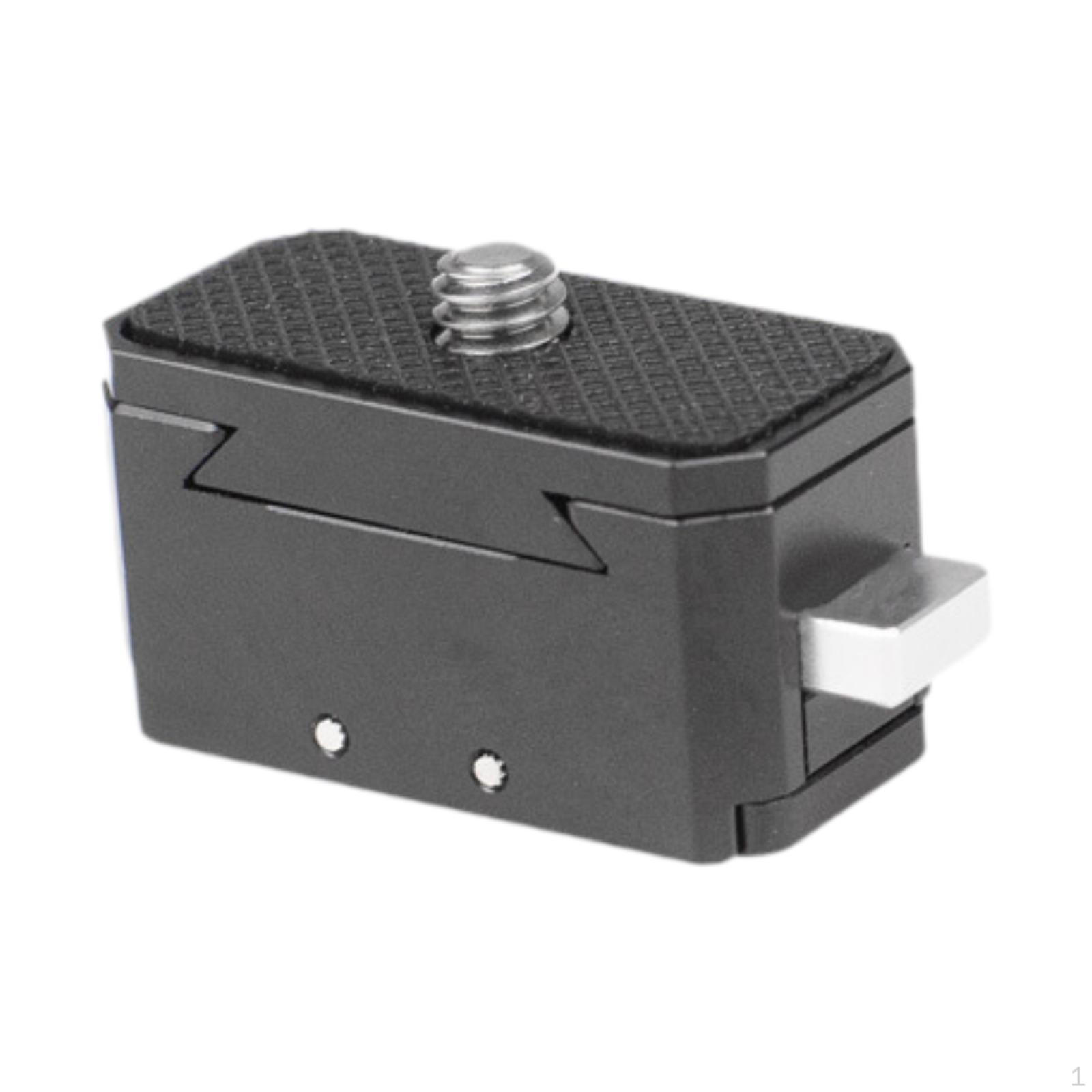 

Quick Release Plate Tripod Mount Adapter Easy Installation Compact Non Slip Practical Accessories
