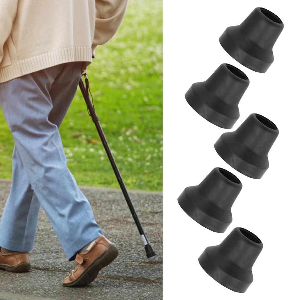 5Pcs   Crutch Tips   Crutch Tips 16mm Replacement Crutch Tips with Metal Gaskets for Canes