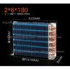1PCS Copper Tube Heat Exchanger for Physical Cooling Condenser Coil Refrigerator Aluminum Fin Heat Exchanger Small Without Shell