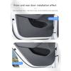 For Tesla Model Y Juniper Door Anti Kick Pads Napa Leather Front and Rear Door Protection Soil-proof Mat Dust and Scratch Pad