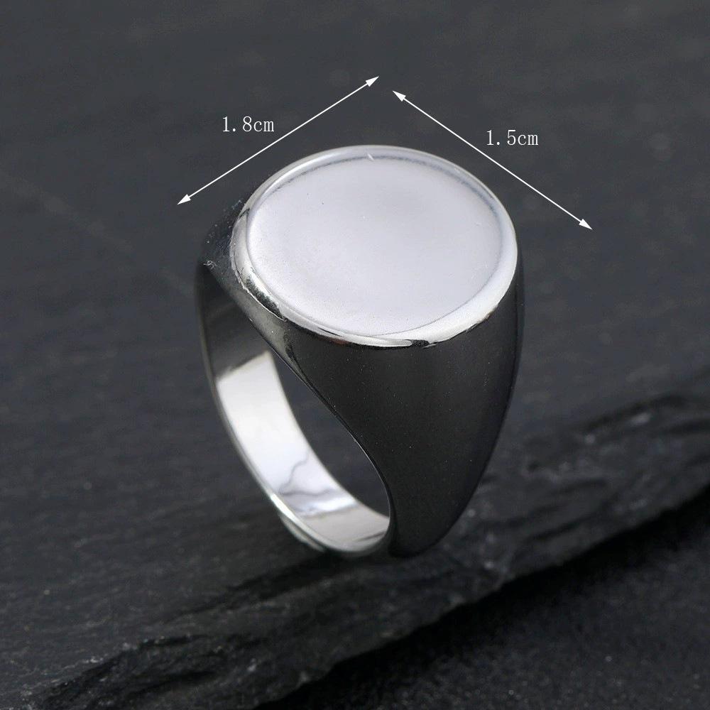 

Нові гарячі продажі модних геометричних гладких ювелірних прикрас з нержавіючої сталі No. 10