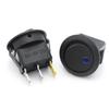 KCD1 Round 20mm Power Rocker Switch with Light, Multi-Position, 2/3/4 Pins