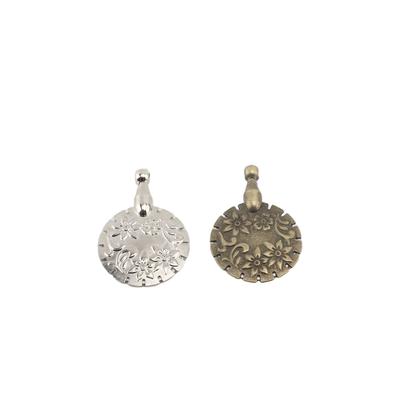 2 Stück Garnschneider Anhänger Vintage Metall Nähgarn Trenner Schneidwerkzeug Silber Bronze