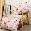 Dog Animal Pattern Bed Hat Three-Piece Digital Printing Bedding Bed Hat Three-Piece Set Children And Adults