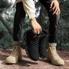 Herren Outdoor Wanderstiefel Trainings Wüstenstiefel Taktische Kampfstiefel Herren Atmungsaktiv Militär Arbeitsstiefel Große Größe