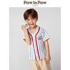 PawinPaw Baby Boy Cartoon Bear Color-Block T-Shirt