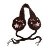 Lovely Ear Cover Star Crocheted EarMuffs for Women and Kids Ear Warmer Headband for Winter Christmas New Year Gifts